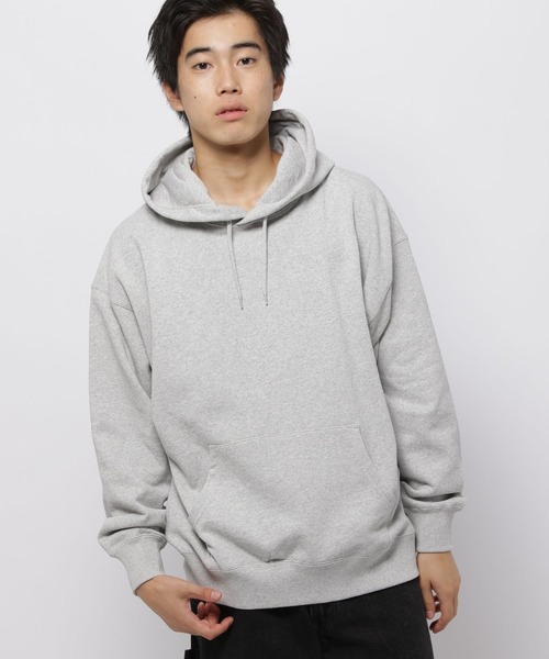 niko and...（ニコアンド）の「16/-OE USA COTTON BIG PARKA　/ USAコットン裏毛フードパーカー（パーカー・メンズ・ライトグレー/グリーン/チャコール・MEDIUM/BIG(L)）」の21枚目の写真