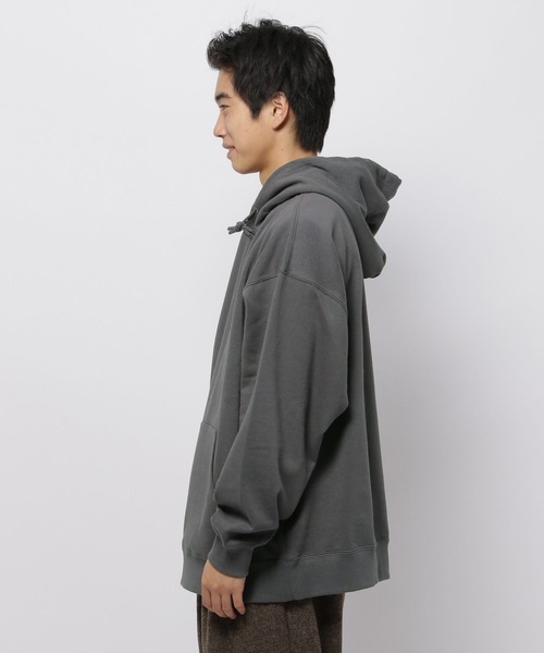 セール】16/-OE USA COTTON BIG PARKA / USAコットン裏毛フード