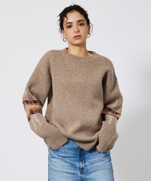 PENDLETON（ペンドルトン）の「【PENDLETON/ペンドルトン】Shetland Wool Crewneck/シェットランドウールクルーニット/ユニセックス（ニット/セーター・メンズ・ベージュ/アイボリー/ブラック・M/L）」の20枚目の写真