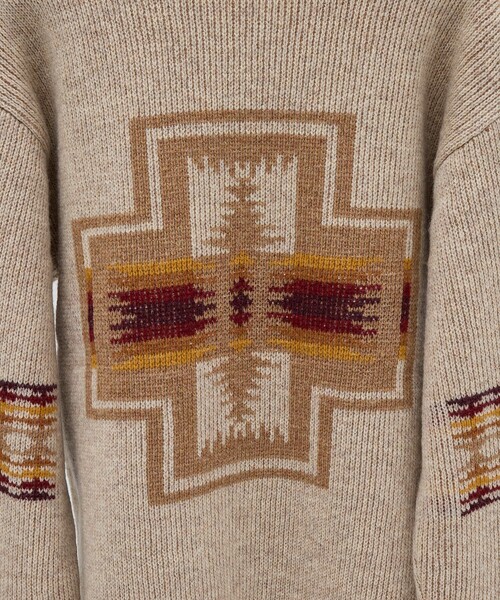 PENDLETON（ペンドルトン）の「【PENDLETON/ペンドルトン】Shetland Wool Crewneck/シェットランドウールクルーニット/ユニセックス（ニット/セーター・メンズ・ベージュ/アイボリー/ブラック・M/L）」の19枚目の写真