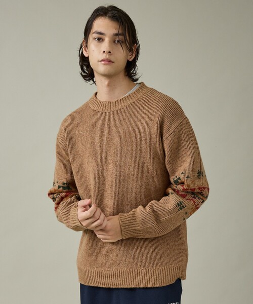 PENDLETON（ペンドルトン）の「【PENDLETON/ペンドルトン】Shetland Wool Crewneck/シェットランドウールクルーニット/ユニセックス（ニット/セーター・メンズ・ベージュ/アイボリー/ブラック・M/L）」の18枚目の写真