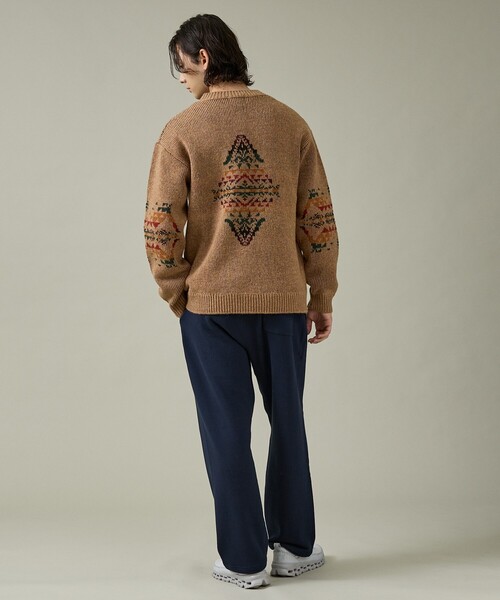 PENDLETON（ペンドルトン）の「【PENDLETON/ペンドルトン】Shetland Wool Crewneck/シェットランドウールクルーニット/ユニセックス（ニット/セーター・メンズ・ベージュ/アイボリー/ブラック・M/L）」の16枚目の写真