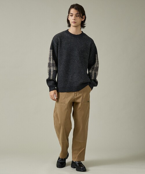 PENDLETON（ペンドルトン）の「【PENDLETON/ペンドルトン】Shetland Wool Crewneck/シェットランドウールクルーニット/ユニセックス（ニット/セーター・メンズ・ベージュ/アイボリー/ブラック・M/L）」の13枚目の写真