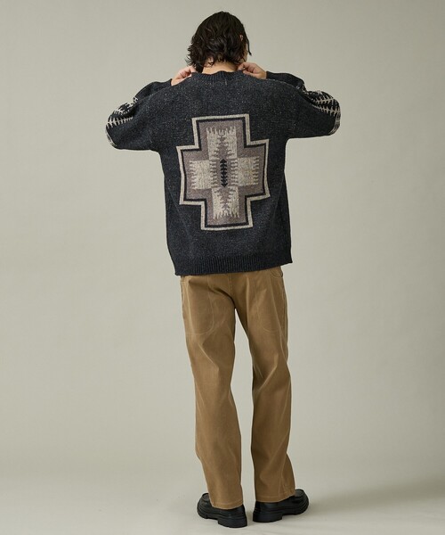 PENDLETON（ペンドルトン）の「【PENDLETON/ペンドルトン】Shetland Wool Crewneck/シェットランドウールクルーニット/ユニセックス（ニット/セーター・メンズ・ベージュ/アイボリー/ブラック・M/L）」の12枚目の写真