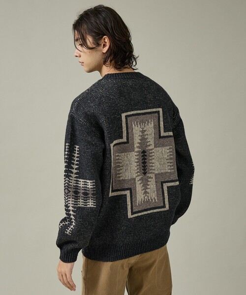 PENDLETON（ペンドルトン）の「【PENDLETON/ペンドルトン】Shetland Wool Crewneck/シェットランドウールクルーニット/ユニセックス（ニット/セーター・メンズ・ベージュ/アイボリー/ブラック・M/L）」の11枚目の写真