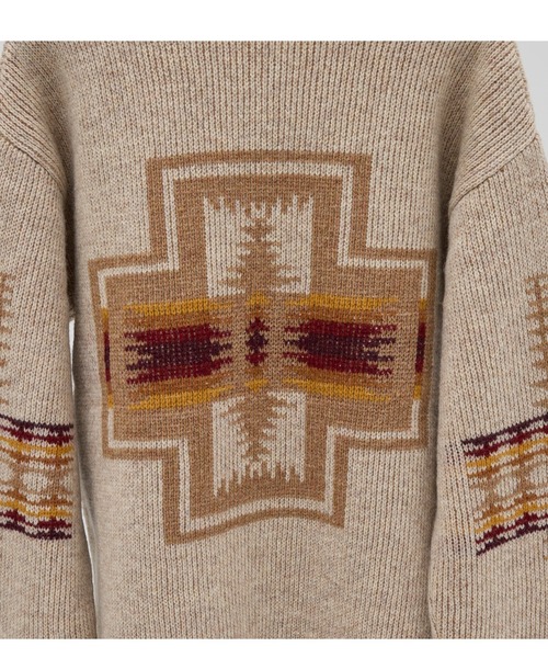 PENDLETON（ペンドルトン）の「【PENDLETON/ペンドルトン】Shetland Wool Crewneck/シェットランドウールクルーニット/ユニセックス（ニット/セーター・メンズ・ベージュ/アイボリー/ブラック・M/L）」の4枚目の写真