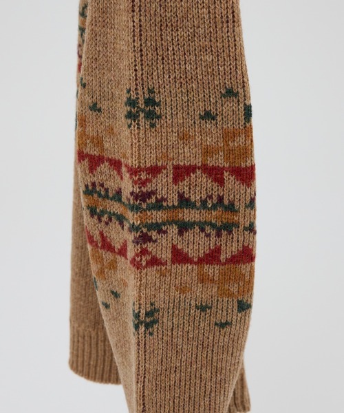 PENDLETON（ペンドルトン）の「【PENDLETON/ペンドルトン】Shetland Wool Crewneck/シェットランドウールクルーニット/ユニセックス（ニット/セーター・メンズ・ベージュ/アイボリー/ブラック・M/L）」の9枚目の写真