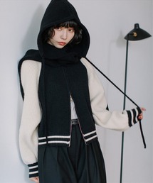 SUWDEE（スーディー）の「raglan zip knit tops（ニット/セーター）」