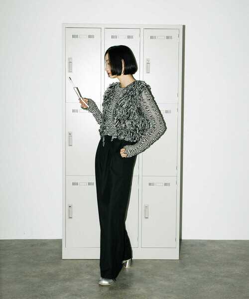 KBF（ケイビーエフ）の「シャーリングコンパクトニット（ニット/セーター・レディース・ブラック系その他/グリーン系その他/レッド系その他・ONE）」の12枚目の写真