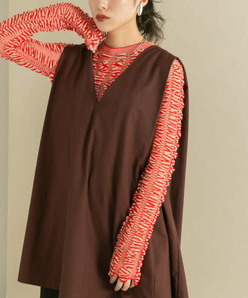 KBF（ケイビーエフ）の「シャーリングコンパクトニット（ニット/セーター・レディース・ブラック系その他/グリーン系その他/レッド系その他・ONE）」の19枚目の写真