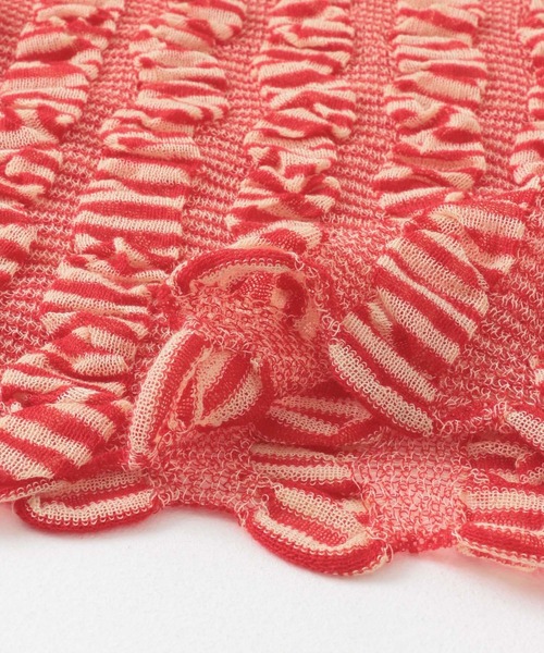 KBF（ケイビーエフ）の「シャーリングコンパクトニット（ニット/セーター・レディース・ブラック系その他/グリーン系その他/レッド系その他・ONE）」の6枚目の写真