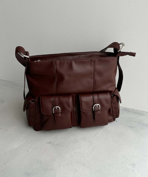 archives（アルシーヴ）の「【デイリーにちょうどいい】４Ｐショルダー（ショルダーバッグ・レディース・ブラック/ブラウン/ベージュ・FREE）」の2枚目の写真