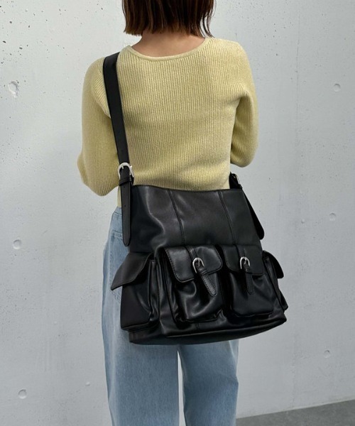 archives（アルシーヴ）の「【デイリーにちょうどいい】４Ｐショルダー（ショルダーバッグ・レディース・ブラック/ブラウン/ベージュ・FREE）」の19枚目の写真