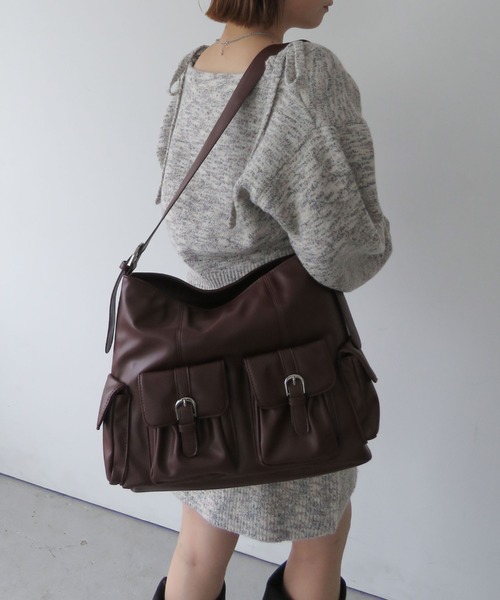 archives（アルシーヴ）の「【デイリーにちょうどいい】４Ｐショルダー（ショルダーバッグ・レディース・ブラック/ブラウン/ベージュ・FREE）」の15枚目の写真