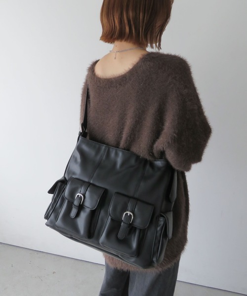 archives（アルシーヴ）の「【デイリーにちょうどいい】４Ｐショルダー（ショルダーバッグ・レディース・ブラック/ブラウン/ベージュ・FREE）」の13枚目の写真