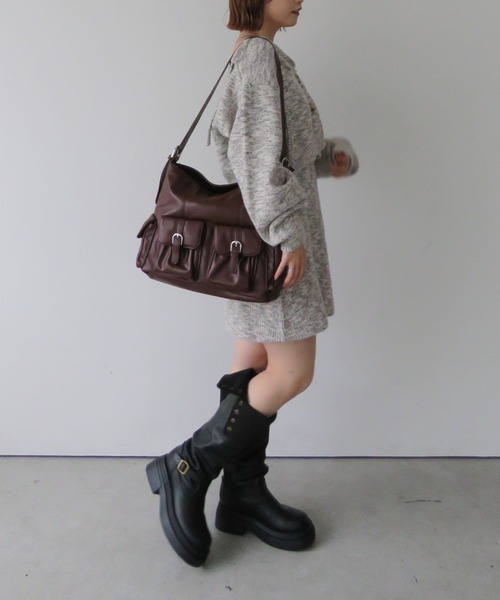 archives（アルシーヴ）の「【デイリーにちょうどいい】４Ｐショルダー（ショルダーバッグ・レディース・ブラック/ブラウン/ベージュ・FREE）」の17枚目の写真