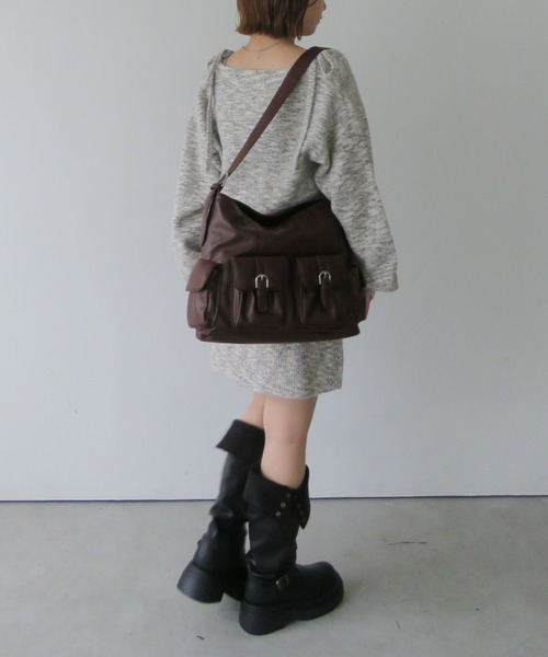 archives（アルシーヴ）の「【デイリーにちょうどいい】４Ｐショルダー（ショルダーバッグ・レディース・ブラック/ブラウン/ベージュ・FREE）」の16枚目の写真