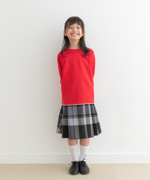 URBAN RESEARCH DOORS(アーバンリサーチドアーズ)の「『親子リンク』カラーチェックスカート(KIDS)(その他パンツ・キッズ・ブルー/ネイビー/ブラック・105/135/120)」の17枚目の写真