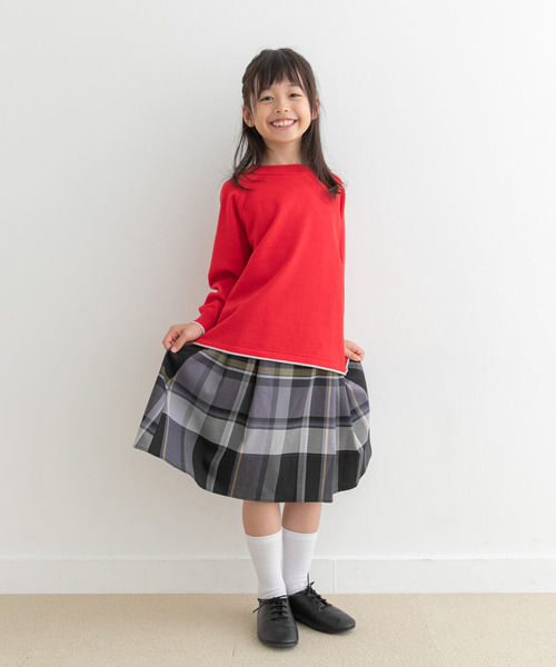 ☆rinrinparts販売お休み中さま専用☆アーバンリサーチチェックスカート他 セール】『親子リンク』カラーチェックスカート(KIDS)（スカート