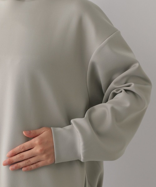 GLOBAL WORK Smile Seed Store(グローバルワーク スマイルシードストア)の「上品パーカープルオーバー/129647(パーカー・レディース・ブラック/チャコール/ベージュ/スカイブルー・SMALL/MEDIUM/LARGE/X-LARGE)」の5枚目の写真