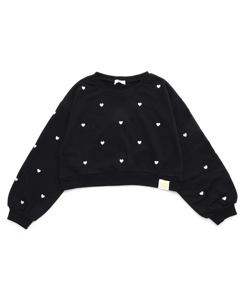 algy（アルジー）の「ノアコラボ ハートシシュウトレーナー（スウェット・キッズ・ピンク/オフホワイト/ブラック・XX-SMALL/X-SMALL/MEDIUM/SMALL）」の11枚目の写真