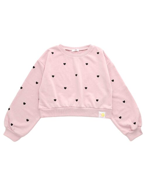 algy（アルジー）の「ノアコラボ ハートシシュウトレーナー（スウェット・キッズ・ピンク/オフホワイト/ブラック・XX-SMALL/X-SMALL/MEDIUM/SMALL）」の15枚目の写真