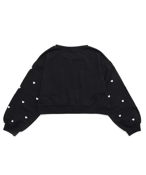 algy（アルジー）の「ノアコラボ ハートシシュウトレーナー（スウェット・キッズ・ピンク/オフホワイト/ブラック・XX-SMALL/X-SMALL/MEDIUM/SMALL）」の12枚目の写真