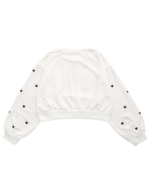 algy（アルジー）の「ノアコラボ ハートシシュウトレーナー（スウェット・キッズ・ピンク/オフホワイト/ブラック・XX-SMALL/X-SMALL/MEDIUM/SMALL）」の14枚目の写真