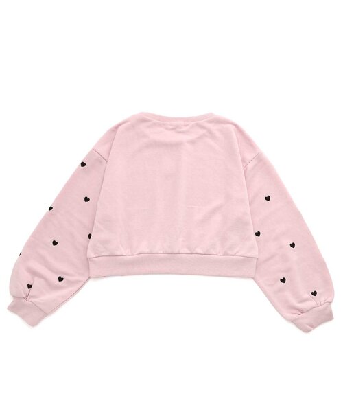 algy（アルジー）の「ノアコラボ ハートシシュウトレーナー（スウェット・キッズ・ピンク/オフホワイト/ブラック・XX-SMALL/X-SMALL/MEDIUM/SMALL）」の16枚目の写真