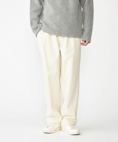 SHIPS(シップス)の「SHIPS: コットン ツイル イージーパンツ(その他パンツ・メンズ・ブラウン系/ダークオリーブ/ナチュラル・MEDIUM/LARGE)」の3枚目の写真