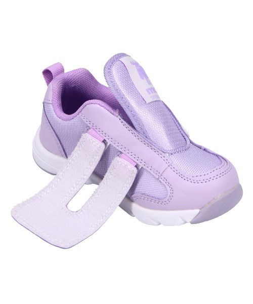 moz（モズ）の「【MOZ】ワンベルトキッズスニーカー（スニーカー・キッズ・ブラック/ネイビー/ピンク/パープル/ブラック×ホワイト・15.0cm/16.0cm/17.0cm）」の13枚目の写真