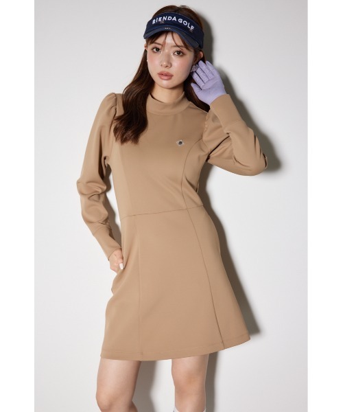 RIENDA　ゴルフワンピース RIENDA GOLF | 【RIENDA GOLF】バイカラ-ロゴカットOP