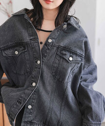 ビッグシルエットデニムジャケット