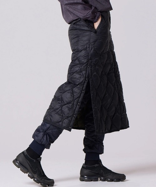 TAION/タイオン MILITARY SNAP BUTTON DOWN SKIRT （SOFT SHELL