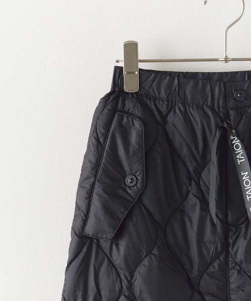 TAION/タイオン MILITARY SNAP BUTTON ダウンスカート TAION/タイオン MILITARY SNAP BUTTON DOWN SKIRT （SOFT SHELL