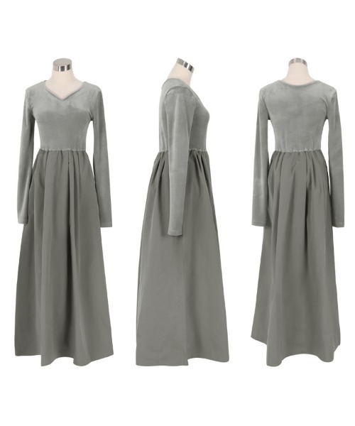 ルネ♡ベロアドッキング　ワンピース Reinaさんコラボ ] 選べる2タイプ ベロアドッキングワンピース