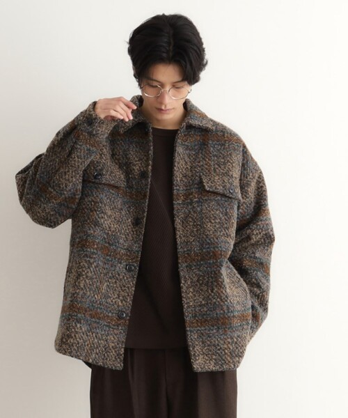 THE SHOP TK （ザ ショップ ティーケー ）の「チェック柄ツイード