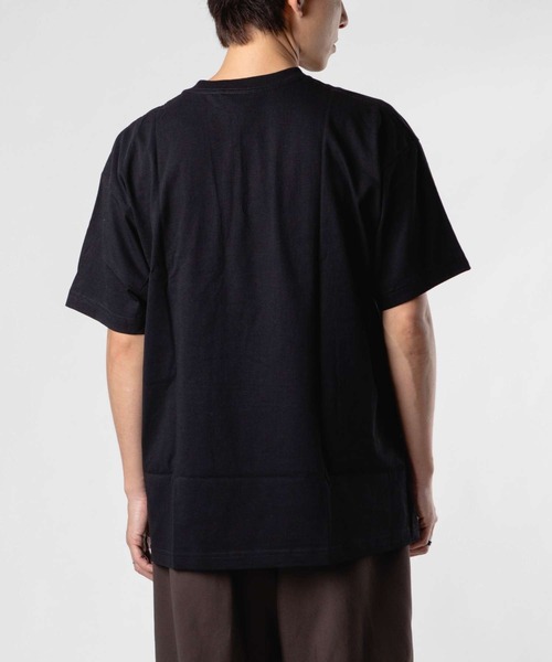 HUF OUTLINE EMB. SS TEE ハフ アウトラインエンブロイド プリント 半袖Ｔシャツ（Tシャツ/カットソー）｜HUF（ハフ）