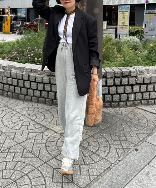 archives（アルシーヴ）の「【Ltd.】Sweat Pants（スウェットパンツ・レディース・杢グレー/アイボリー・MEDIUM）」の14枚目の写真