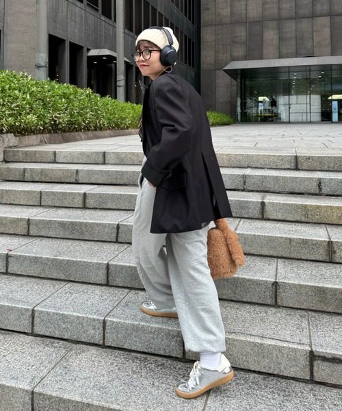 archives（アルシーヴ）の「【Ltd.】Sweat Pants（スウェットパンツ・レディース・杢グレー/アイボリー・MEDIUM）」の10枚目の写真