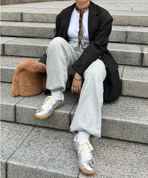 archives（アルシーヴ）の「【Ltd.】Sweat Pants（スウェットパンツ・レディース・杢グレー/アイボリー・MEDIUM）」の11枚目の写真