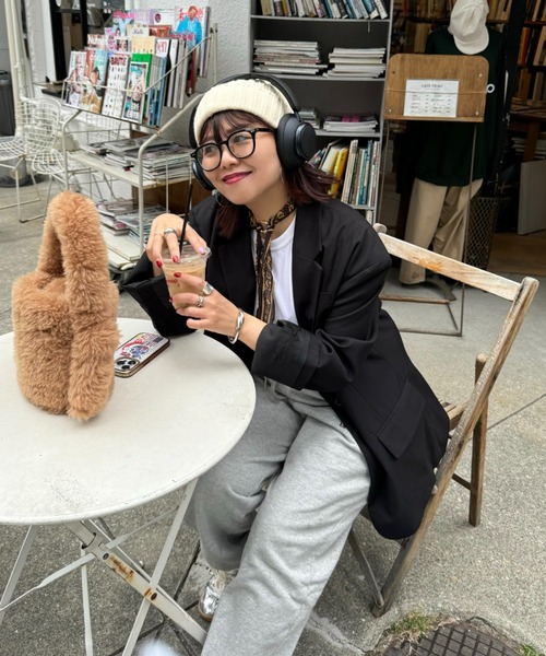 archives（アルシーヴ）の「【Ltd.】Sweat Pants（スウェットパンツ・レディース・杢グレー/アイボリー・MEDIUM）」の7枚目の写真