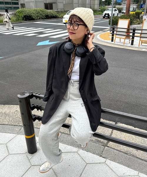 archives（アルシーヴ）の「【Ltd.】Sweat Pants（スウェットパンツ・レディース・杢グレー/アイボリー・MEDIUM）」の13枚目の写真