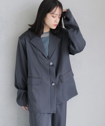CUT OFF TAILORED ジャケット　CUT OFF ミニスコート XS セットアップ 】アウトポケットオフショルカーゴブルゾン