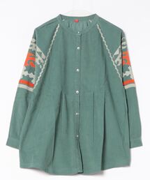 STONE  コーデュロイシャツ オリーブグリーン 60年代 60s 緑 グリーン 長袖 | ビンテージ古着屋Feeet 通販