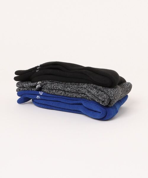 Manhattan Portage（マンハッタンポーテージ）の「Manhattan Portage/マンハッタンポーテージ ソックス CREW SOCKS 3P SET MU003（ソックス/靴下・メンズ・ブラック×ブルー/ブラック×ピンク/ブラック/ホワイト・25-27CM/23-25cm）」の5枚目の写真