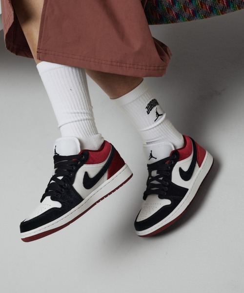 ナイキ エアジョーダン 1 LOW SE チームレッド FZ3242-001 AJ1 Amazon | [ナイキ] エア ジョーダン 1 ロー SE AIR JORDAN 1 LOW