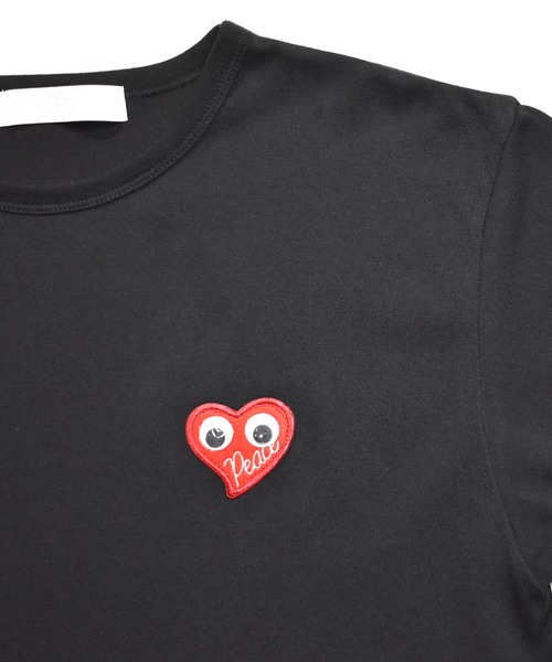 roarguns（ロアーガンズ）の「WOMAN HEART WAPPEN T（Tシャツ/カットソー・レディース・ホワイト/ブラック・2）」の5枚目の写真
