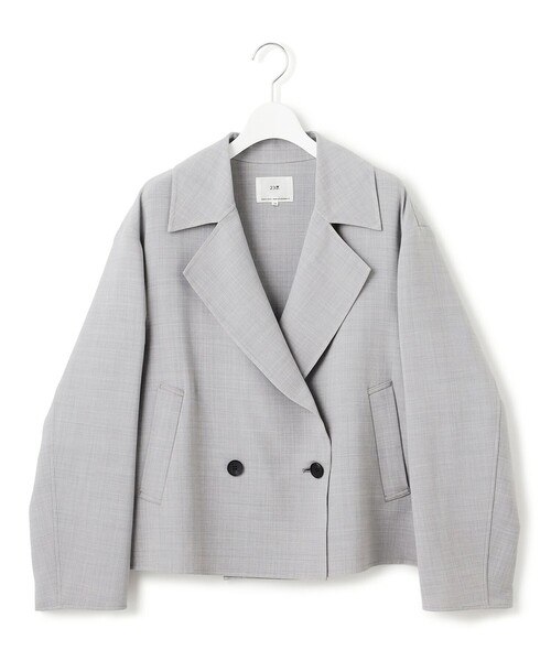 23区（ニジュウサンク）の「TWライトリバー ショートトレンチコート（トレンチコート・レディース・ベージュ系/ライトグレー系・38）」の14枚目の写真