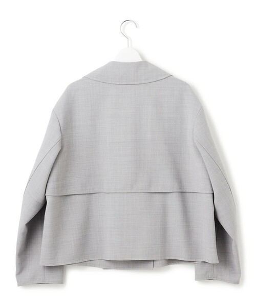 23区（ニジュウサンク）の「TWライトリバー ショートトレンチコート（トレンチコート・レディース・ベージュ系/ライトグレー系・38）」の15枚目の写真